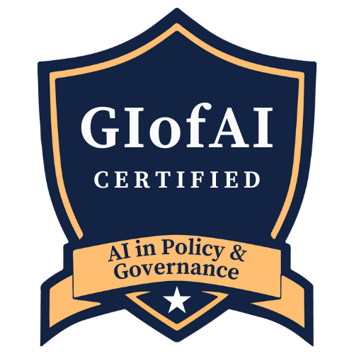 Certified AI in Policy & Governance (CAIPG)  badge