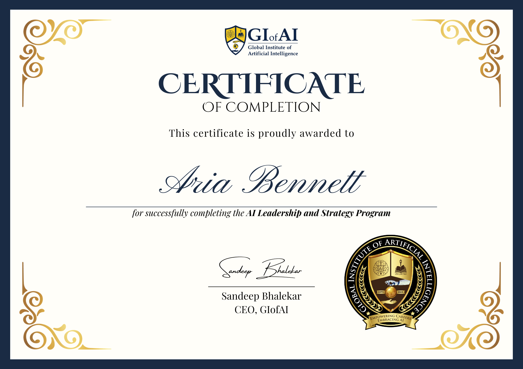 GIofAI Certificate