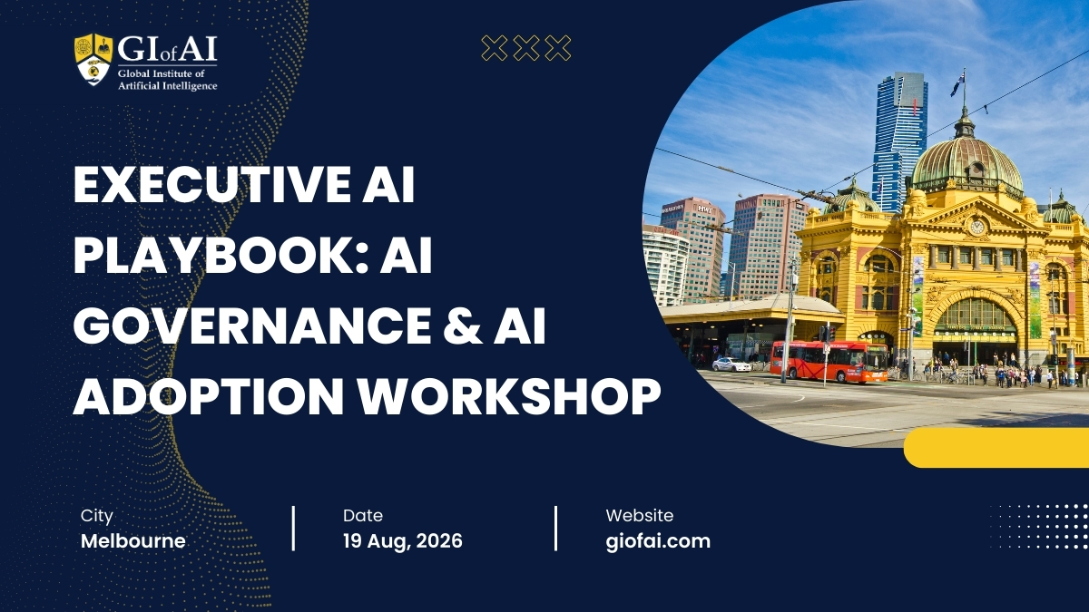 [Melbourne] Executive AI Playbook: AI Governance & AI Adoption Workshop