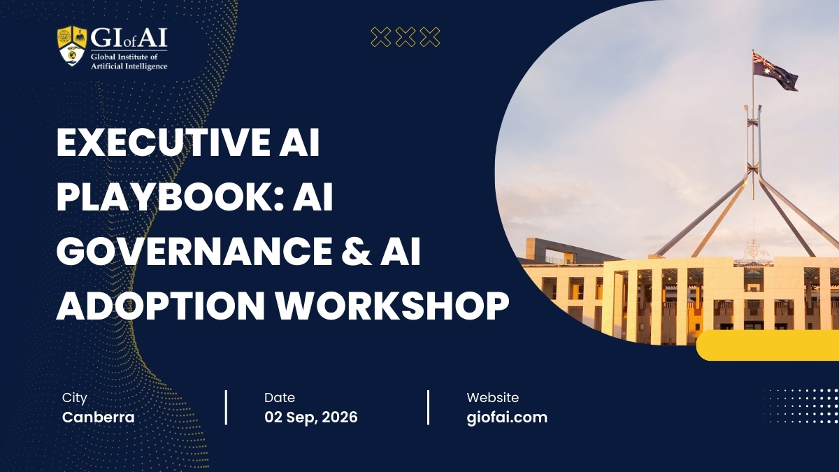 [Canberra] Executive AI Playbook: AI Governance & AI Adoption Workshop