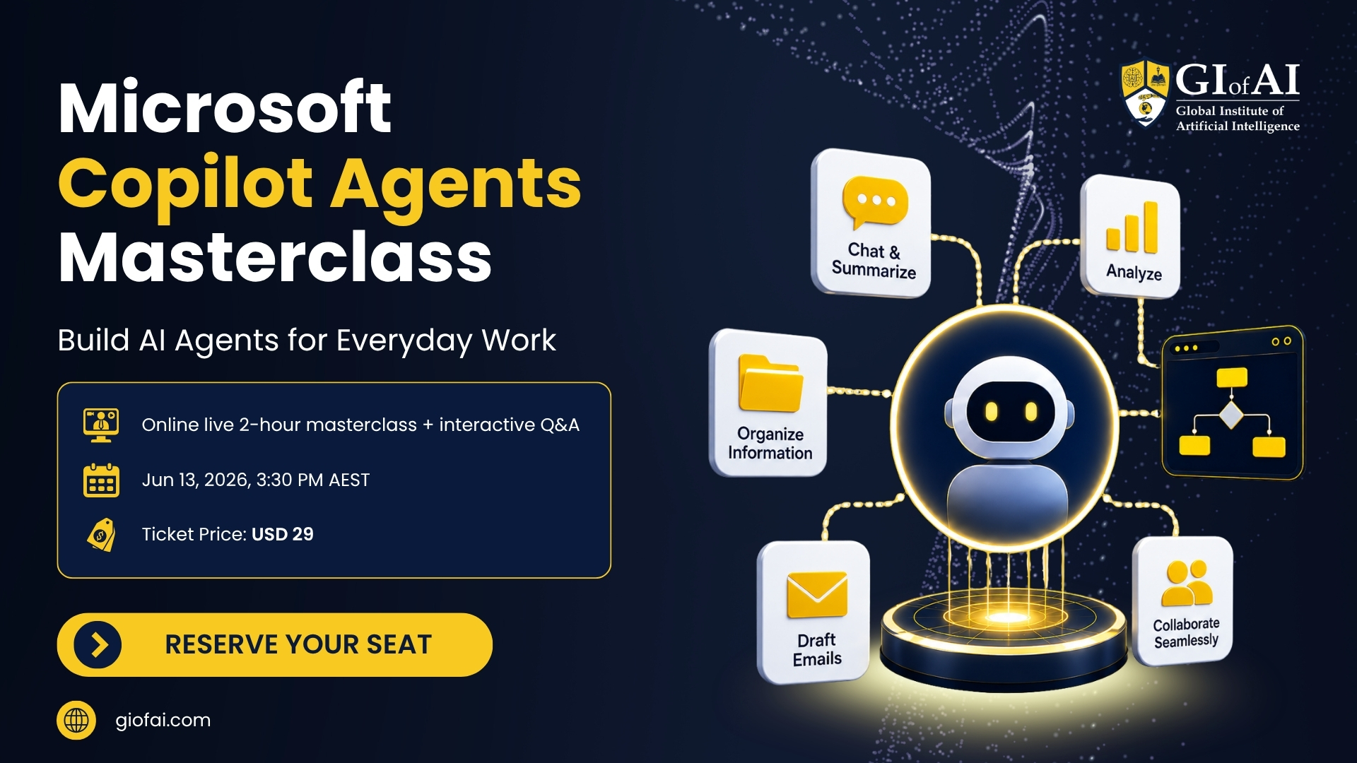 Microsoft Copilot Agents Masterclass: Build AI Agents for Everyday Work