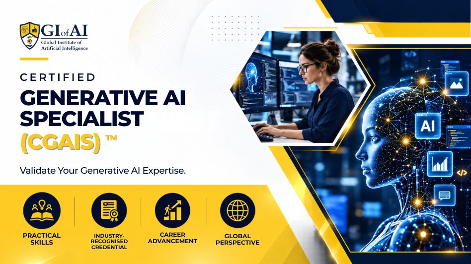 Certified Generative AI Specialist  (CGAIS)  certification banner