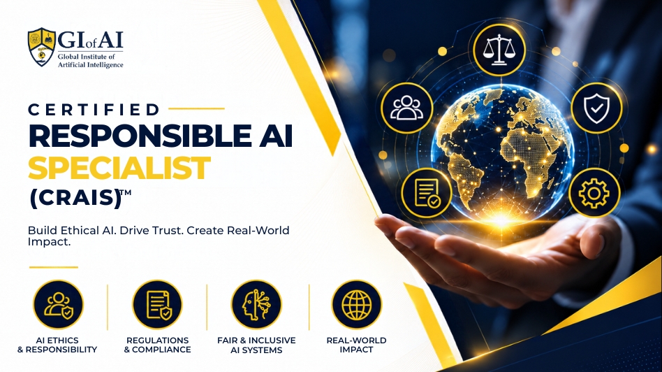 Certified Responsible AI Specialist (CRAIS) certification banner